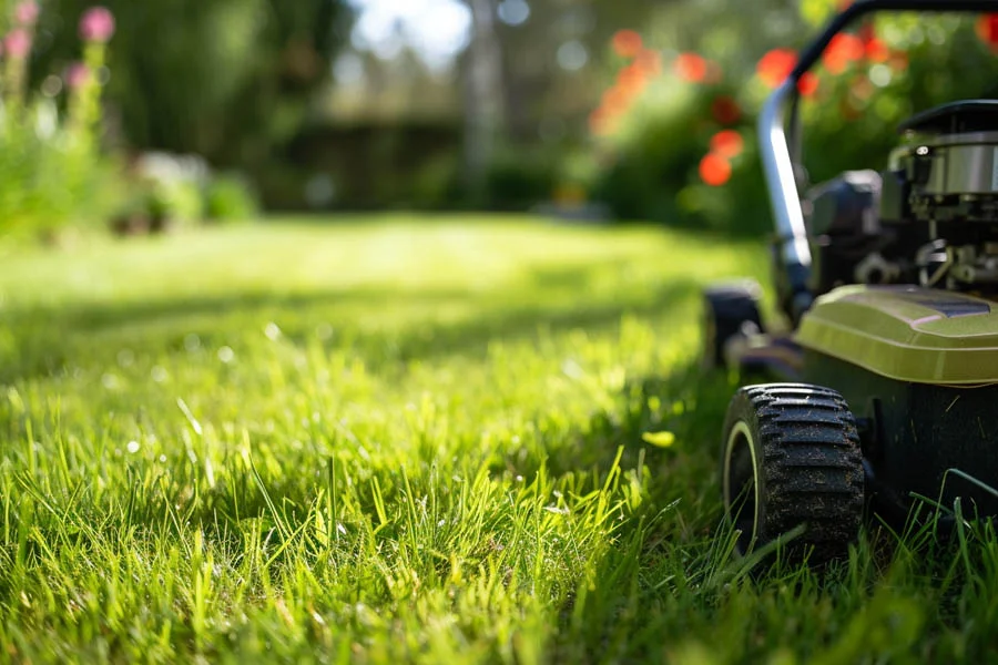 electric mulch lawn mower