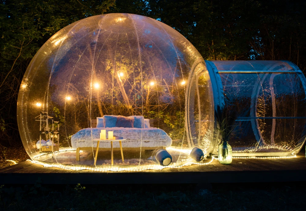 clear camping bubble tent